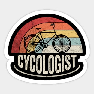 Cycologist Funny Bicycle Cycling Bike Rider Cyclist Bicycle Lover Biking Biker Gift Sticker